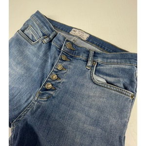 Free People Sz.28 stretch/skinny, Raw Hem Ankle Jeans‎ -